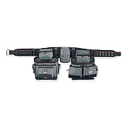 ergodyne Arsenal 5500 28-Pocket Synthetic Tool Rig, Fits Waist 32" to 46", Polyester, Gray (EGO13601)