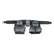 ergodyne Arsenal 5500 28-Pocket Synthetic Tool Rig, Fits Waist 40" to 54", Polyester, Gray (EGO13602)