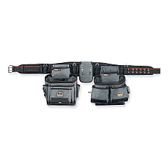 ergodyne Arsenal 5500 28-Pocket Synthetic Tool Rig, Fits Waist 40" to 54", Polyester, Gray (EGO13602)