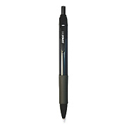 StrideRio Gel Pen, Retractable, Medium 0.7 mm, Black Ink, Translucent Black Barrel, 12/Box (STW52001)