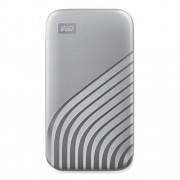 WD MY PASSPORT External Solid State Drive, 1 TB, USB 3.2, Silver (AGF0010BSL)