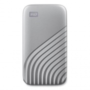 WD MY PASSPORT External Solid State Drive, 2 TB, USB 3.2, Silver (AGF0020BSL)