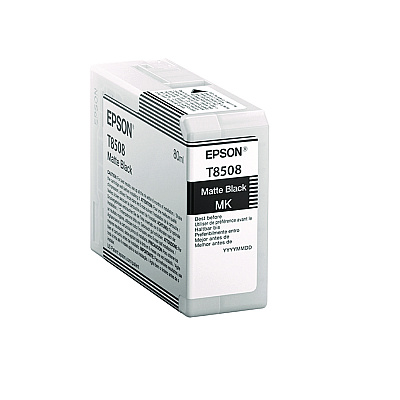 Epson T85080N (T850) UltraChrome, High-Yield Ink, Matte Black