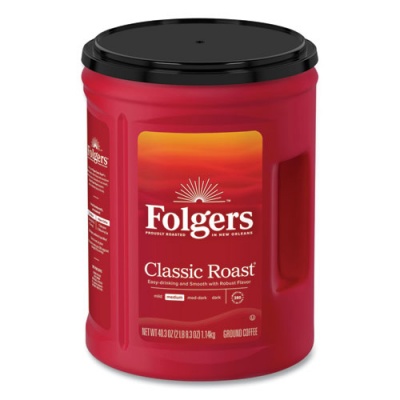 Folgers Coffee, Classic Roast, 40.3 oz Can (0529C)