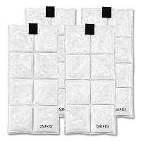 ergodyne Chill-Its 6250 Lightweight Phase Change Cooling Packs, 6 x 13, 4/Carton (EGO12120)