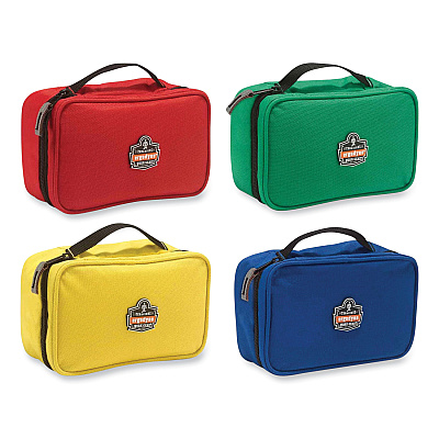 ergodyne Arsenal 5876K Four Small Buddy Organizers Colored Kit, 2 Compartments, 4.5 x 7.5 x 3, Blue/Green/Red/Yellow (EGO13876)