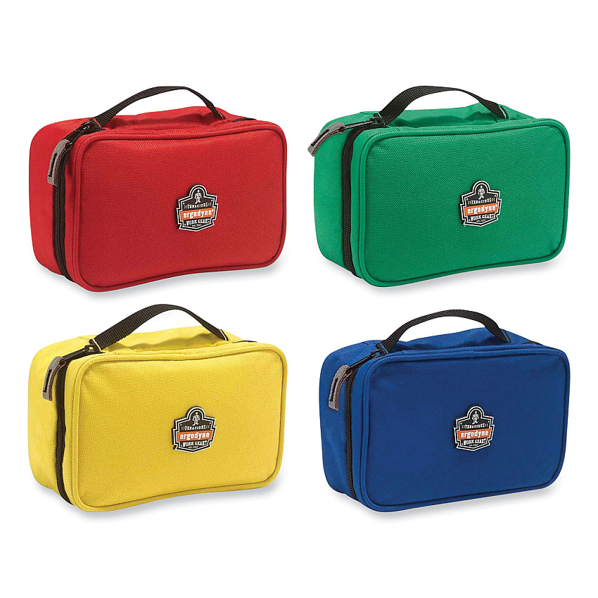 ergodyne Arsenal 5876K Four Small Buddy Organizers Colored Kit, 2 Compartments, 4.5 x 7.5 x 3, Blue/Green/Red/Yellow (EGO13876)