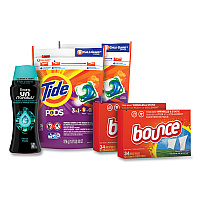 Better Together Laundry Care Bundle, (2) Bags Tide Pods, (2) Boxes Bounce Dryer Sheets, (1) Bottle Downy Unstopables (PGC12777)