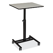 NPS Sit-Stand Student's Desk, 20.75" x 26" x 27.75" to 44.5", Gray Nebula (NPSEDTC)