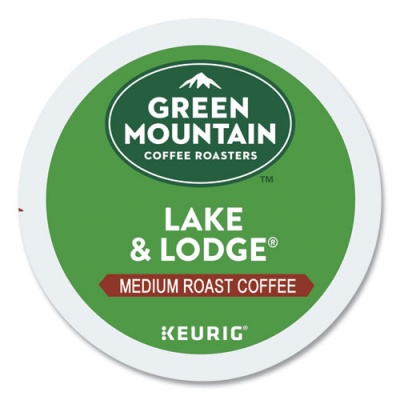 Green Mountain Coffee Roasters Roasters Roasters Lake and Lodge Coffee K-Cups, Medium Roast, 96/Carton (6523CT)
