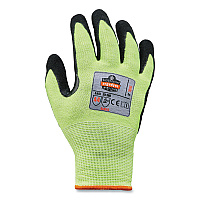 ergodyne ProFlex 7041 ANSI A4 Nitrile-Coated CR Gloves, Lime, Medium, Pair (EGO17813)