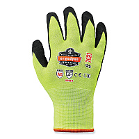 ergodyne ProFlex 7021 Hi-Vis Nitrile-Coated CR Gloves, Lime, Small, Pair (EGO17962)