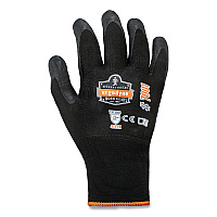 ergodyne ProFlex 7001 Nitrile-Coated Gloves, Black, X-Large, Pair (EGO17955)