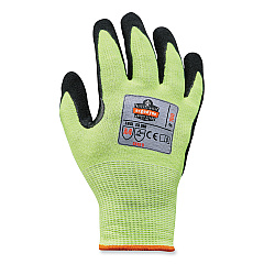 ergodyne ProFlex 7041 ANSI A4 Nitrile-Coated CR Gloves, Lime, Small, Pair (EGO17812)