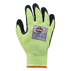 ergodyne ProFlex 7041 ANSI A4 Nitrile-Coated CR Gloves, Lime, X-Large, Pair (EGO17815)