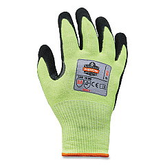 ergodyne ProFlex 7041 ANSI A4 Nitrile-Coated CR Gloves, Lime, 2X-Large, Pair (EGO17816)