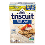 Triscuit Crackers Original with Sea Salt, 8.5 oz Box, 4 Boxes/Pack (GRR22002004)