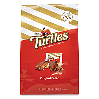 DeMet's Original Turtle Bites, Original Pecan, 1 lb, 1.5 oz Bag (GRR22002036)