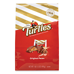 DeMet's Original Turtle Bites, Original Pecan, 1 lb, 1.5 oz Bag (GRR22002036)