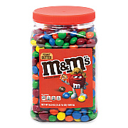 M & M's Peanut Butter Milk Chocolate Candy Jar, 55 oz Jar (GRR22002034)