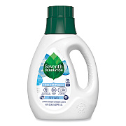 Seventh Generation Natural Liquid Laundry Detergent, Fragrance Free, 45 oz Bottle, 6/Carton (SEV45066CT)