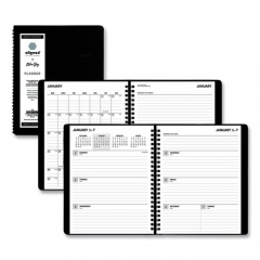 Blue Sky Aligned Weekly/Monthly Notes Planner, 8.75 x 7, Black Cover, 12-Month (Jan to Dec): 2023 (123850)