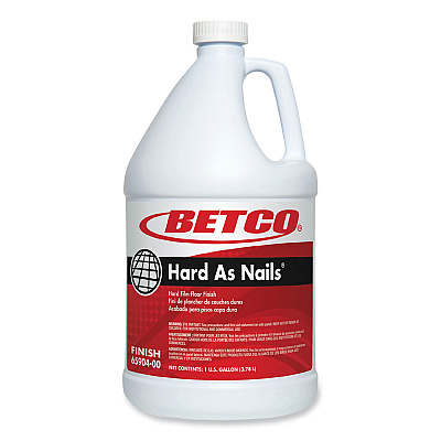 Betco Hard As Nails Floor Finish, 1 gal Bottle, 4/Carton (BET6590400)