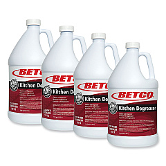 Betco Kitchen Degreaser, Characteristic Scent, 1 gal Bottle, 4/Carton (BET10120400)