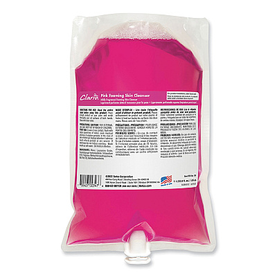 Betco Pink Foaming Skin Cleanser Refill, Fresh Scent, 1,000 mL, 6/Carton (BET7502900)