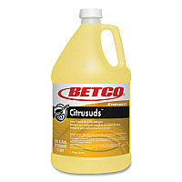 Betco Symplicty Citrusuds Manual Dishwashing Detergent, Lemon Scent, 1 gal Bottle, 4/Carton (BET21090400)