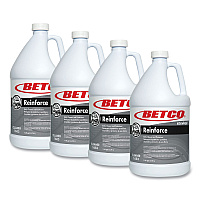 Betco Reinforce Floor Cleaner and Protectant, Lemon Scent, 1 gal Bottle, 4/Carton (BET16830400)