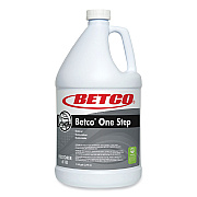 Betco One Step Floor Restorer, Lemon Scent, 1 gal Bottle, 4/Carton (BET6180400)