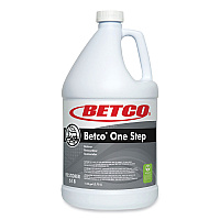 Betco One Step Floor Restorer, Lemon Scent, 1 gal Bottle, 4/Carton (BET6180400)