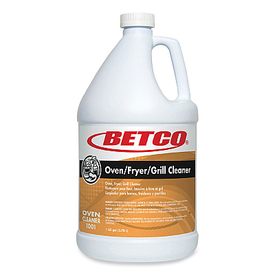 Betco Oven Fryer Grill Cleaner, Characteristic Scent, 1 gal Bottle, 4/Carton (BET10010400)