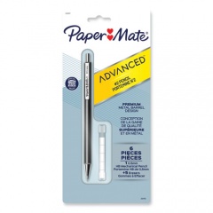 Paper Mate Advanced Mechanical Pencils, 0.5 mm, HB (#2), Black Lead, Gun Metal Gray Barrel (2128197)