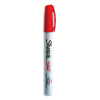 Sharpie Permanent Paint Marker, Fine Bullet Tip, Red (SAN35535)
