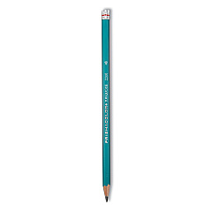 Prismacolor Turquoise Drawing Pencil, 2 mm, 4B, Black Lead, Turquoise Barrel, Dozen (SAN2268)