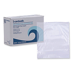 Boardwalk Reclosable Freezer Storage Bags, 1 gal, 10.5" x 11", Clear, 250/Box (BWK1GALFZRBAG)