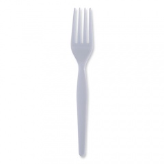Boardwalk Heavyweight Polystyrene Cutlery, Fork, White, 1000/Carton (FORKHW)
