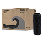 Boardwalk Hot Cup Lids, Fits 8 oz Hot Cups, Black, 1,000/Carton (BWKHOTBL8)