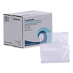Boardwalk Reclosable Food Storage Bags, Sandwich, 6.5" x 5.89", Clear, 500/Box (BWKSANDWICHBAG)