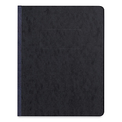Universal Pressboard Report Cover, Two-Piece Prong Fastener, 3" Capacity, 8.5 x 11, Black/Black (UNV80571)
