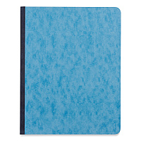 Universal Pressboard Report Cover, Two-Piece Prong Fastener, 3" Capacity, 8.5 x 11, Light Blue/Light Blue (UNV80572)