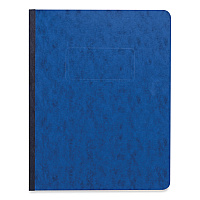 Universal Pressboard Report Cover, Two-Piece Prong Fastener, 3" Capacity, 8.5 x 11, Dark Blue/Dark Blue (UNV80573)