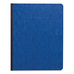 Universal Pressboard Report Cover, Two-Piece Prong Fastener, 3" Capacity, 8.5 x 11, Dark Blue/Dark Blue (UNV80573)