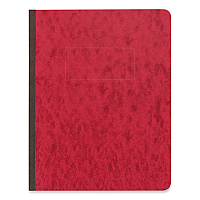 Universal Pressboard Report Cover, Two-Piece Prong Fastener, 3" Capacity, 8.5 x 11, Executive Red/Executive Red (UNV80579)