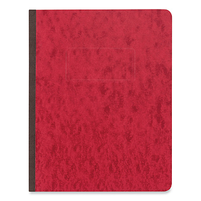 Universal Pressboard Report Cover, Two-Piece Prong Fastener, 3" Capacity, 8.5 x 11, Executive Red/Executive Red (UNV80579)