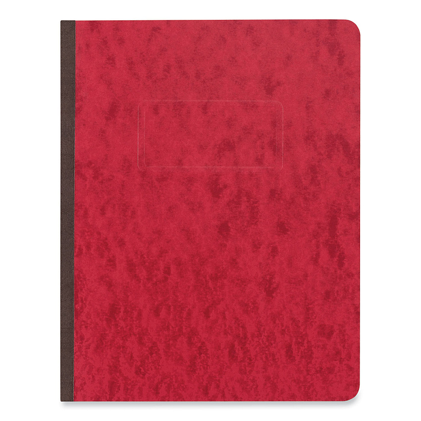 Universal Pressboard Report Cover, Two-Piece Prong Fastener, 3" Capacity, 8.5 x 11, Executive Red/Executive Red (UNV80579)