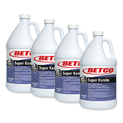 Betco Super Kemite Butyl Degreaser, Cherry Scent, 1 gal Bottle, 4/Carton (BET1030400)