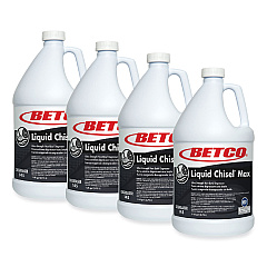 Betco Liquid Chisel Max Non-Butyl Degreaser, Characteristic Scent, 1 gal Bottle, 4/Carton (BET1450400)